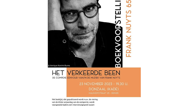 Boekvoorstelling Frank Nuyts